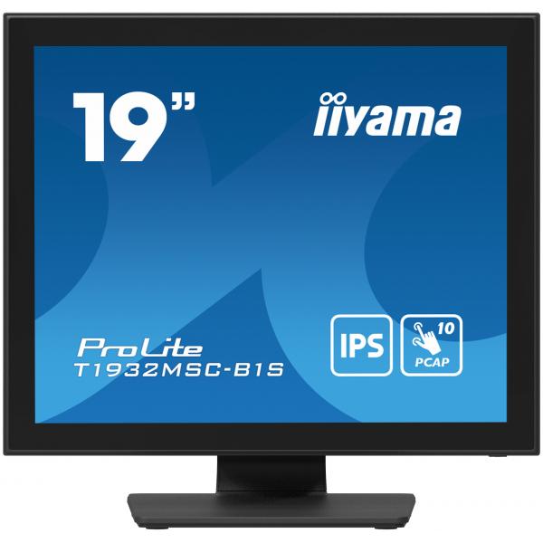 Iiyama ProLite T1932MSC-B1S Monitor PC 48,3 cm [19] 1280 x 1024 Pixel Full HD LED Touch screen Da tavolo Nero (iiyama ProLite T1932MSC-B1S computer monitor 48.3 cm [19'] 1280 x 1024 pixels Full HD LED Touchscreen Tabletop Black)Iiyama4948570122196T19...