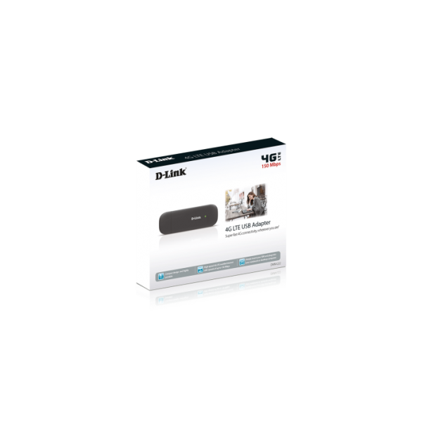 D-Link DWM-222/R dispositivo di rete cellulare Modem di rete cellulare (4G LTE USB ADAPTER - WARRANTY)D-linkDWM-222/R