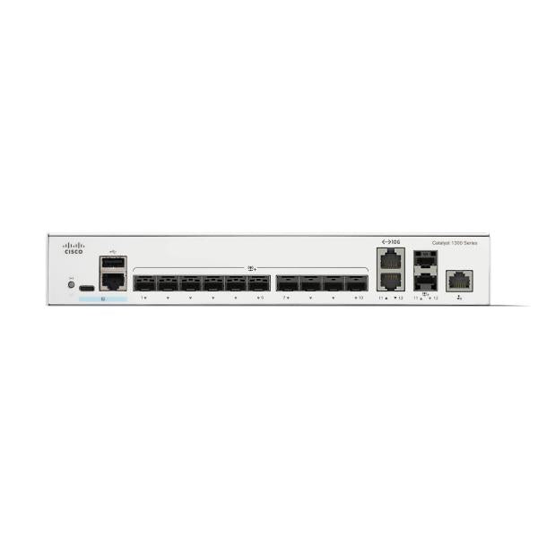 Cisco Catalyst C1300-12XS switch di rete Gestito L2/L3 Grigio (CATALYST 1300 12-PORT SFP+ - 2X10GE SHARED)Cisco0889728521598C1300-12XS