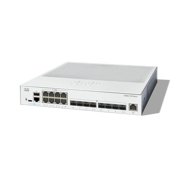 Cisco Catalyst C1300-16XTS switch di rete Gestito L2/L3 Grigio (CATALYST 1300 8-PORT 10GE - 8-PORT SFP+)Cisco0889728521482C1300-16XTS