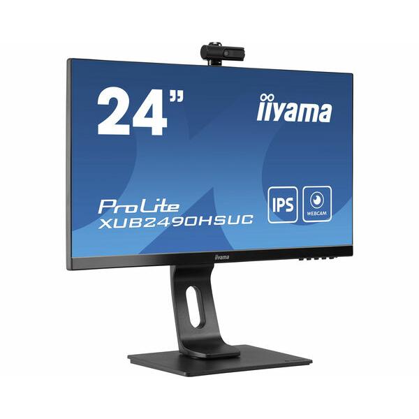 Iiyama ProLite XUB2490HSUH-B1 Monitor PC 60,5 cm [23.8] 1920 x 1080 Pixel Full HD LED Nero (iiyama ProLite XUB2490HSUH-B1 - Monitor a LED - 24 [23.8 visualizzabile] - 1920 x 1080 Full HD [1080p] @ 100 Hz - IPS - 250 cd/m? - 1300:1 - 4 ms - HDMI, Disp...