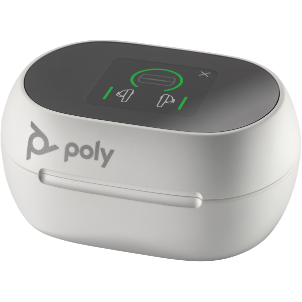 Poly Voyager Free 60+ UC White Touchscreen Charge Case for BT700 USB-A Adapter - Replaces Poly SKU 221225-02Hp01974978382208L587AA