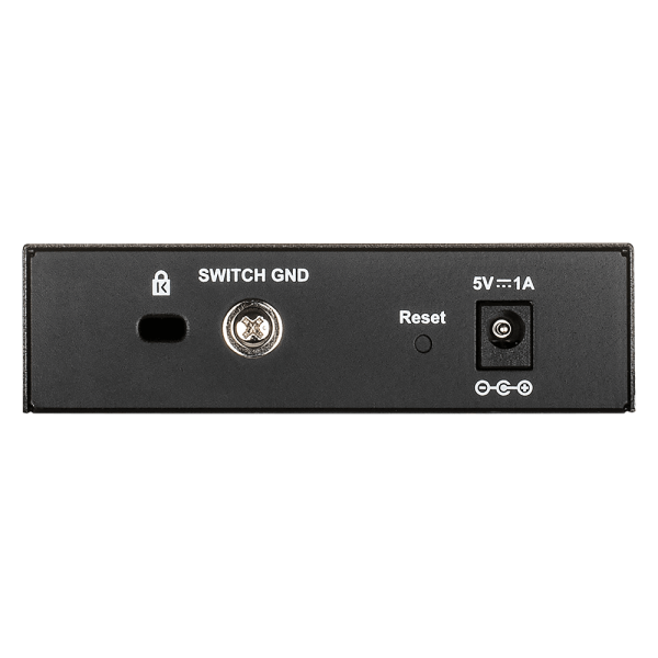 D-Link DGS-1100-05V2/E switch di rete Gestito L2 Gigabit Ethernet [10/100/1000] Nero (D-Link Switch DGS-1100-05V2 5xGBit Managed)D-linkDGS-1100-05V2/E
