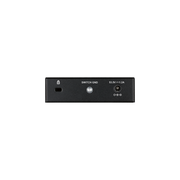 D-Link DGS-1005P Non gestito L2 Gigabit Ethernet [10/100/1000] Supporto Power over Ethernet [PoE] Nero (5-Port Desktop Gigabit PoE+ - Warranty: 24M)D-linkDGS-1005P/E