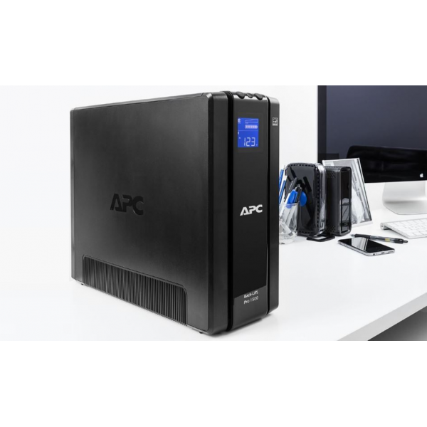 APC Back-UPS Pro gruppo di continuità [UPS] A linea interattiva 1,5 kVA 865 W 6 presa[e] AC (BACK-UPS PRO 1500 POWER-SAVING - 230V SCHUKO IN)ApcBR1500G-GR