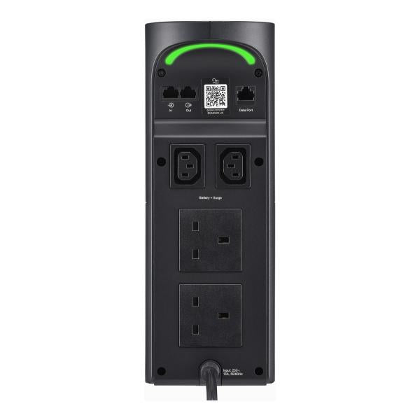 APC BGM2200B-UK gruppo di continuità [UPS] A linea interattiva 2,2 kVA 1320 W 4 presa[e] AC (APC Back-UPS Pro Gaming - UPS - tower, RGB lights - AC 230 V - 1320 Watt - 2200 VA - 1-phase - output connectors: 4 - black, midnight)ApcBGM2200B-UK