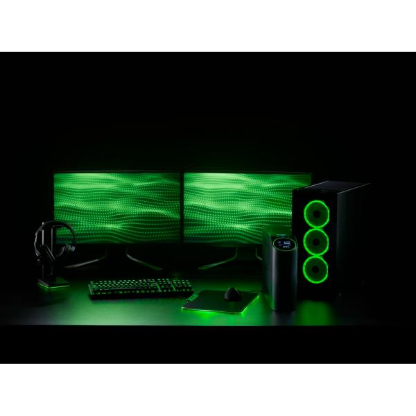 APC BGM2200B-UK gruppo di continuità [UPS] A linea interattiva 2,2 kVA 1320 W 4 presa[e] AC (APC Back-UPS Pro Gaming - UPS - tower, RGB lights - AC 230 V - 1320 Watt - 2200 VA - 1-phase - output connectors: 4 - black, midnight)ApcBGM2200B-UK