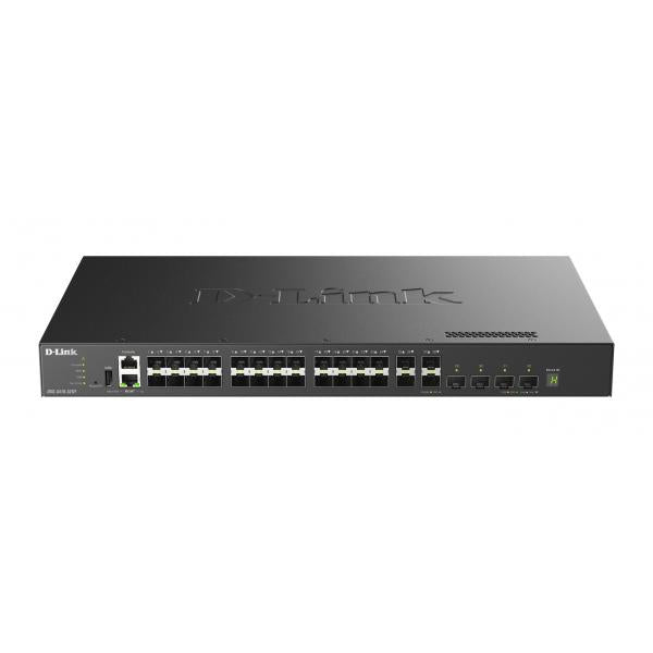 D-Link DXS-3410-32SY switch di rete Gestito L3 Nero (D-Link DXS 3410-32SY - Switch - L3 - gestito - 28 x 10 Gigabit SFP+ + 4 x 25 Gigabit SFP28 - montabile su rack)D-linkDXS-3410-32SY
