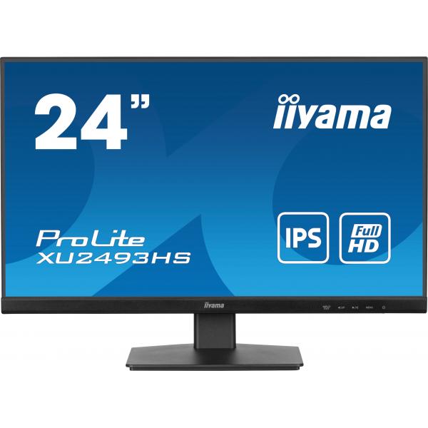 Iiyama ProLite XU2493HS-B6 Monitor PC 60,5 cm [23.8] 1920 x 1080 Pixel Full HD LED Nero (iiyama ProLite XU2493HS-B6 sk?rm - LED)IiyamaXU2493HS-B6