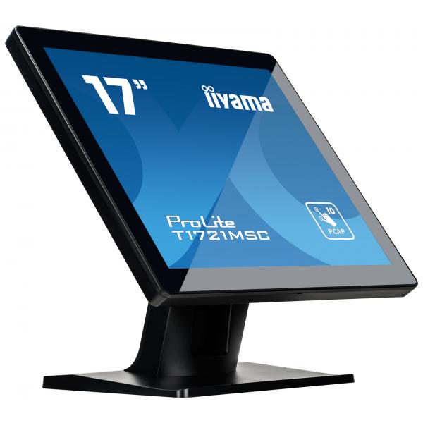 Iiyama ProLite T1721MSC-B2 Monitor PC 43,2 cm [17] 1280 x 1024 Pixel SXGA LED Touch screen Da tavolo Nero (17IN TOUCH PCAP TN PANEL - BEZEL-LESS DESIGN 10 POINTS 1280)Iiyama4948570120659T1721MSC-B2