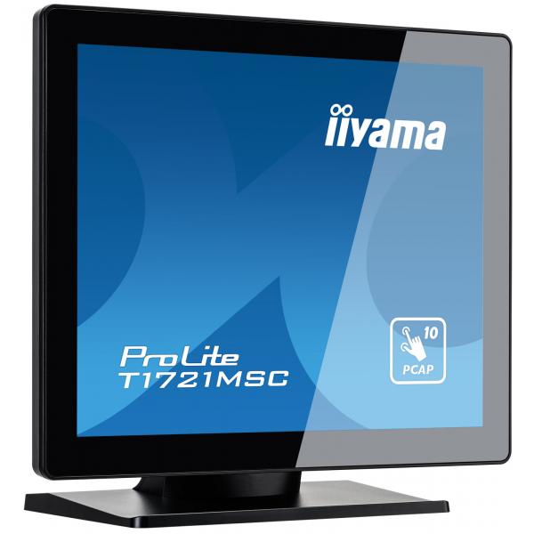 Iiyama ProLite T1721MSC-B2 Monitor PC 43,2 cm [17] 1280 x 1024 Pixel SXGA LED Touch screen Da tavolo Nero (17 PCAP Bezel Free Front, - 10P Touch, 1280x1024 - Warranty: 36M)Iiyama4948570120659T1721MSC-B2