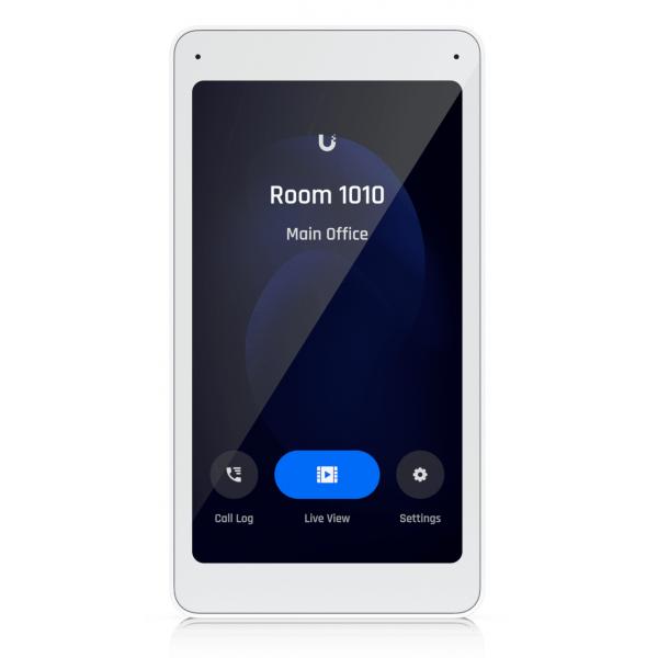 Display that pairs with the - Access Intercom for visitor - screening and remote access control, to mount in multiple locations throughout - Warranty: 24MUbiquitiUA-INTERCOM-VIEWER