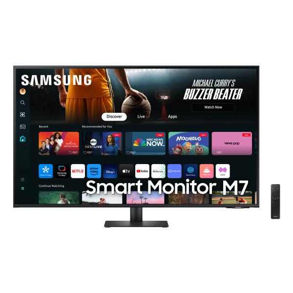 Samsung Smart Monitor M7 - M70D da 43'' UHD Flat (Smart Monitor M7 M70D - Computer Monitor 109.2 Cm - [43] 3840 X 2160 Pixels 4K Ultra Hd Lcd Black - Warranty: 12M)Samsung8806095534541LS43DM702UUXEN
