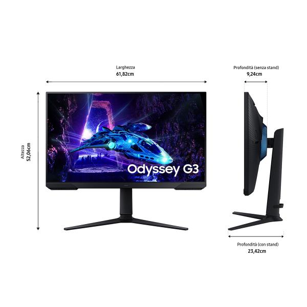 Samsung Monitor Gaming Odyssey G3 - G30D da 27'' Full HD (Samsung Odyssey G3 S27DG300EU skrm -)SamsungLS27DG300EUXEN