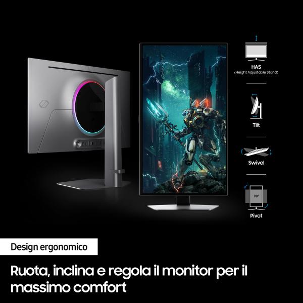 Samsung Monitor Gaming Odyssey OLED G6 da 27'' (S27DG600SU 27IN QD-OLED QHD - 2560X1440 16:9 350CD)SamsungLS27DG600SUXEN
