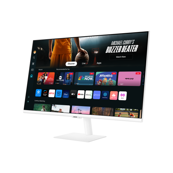 Samsung M70D Monitor PC 81,3 cm [32] 3840 x 2160 Pixel 4K Ultra HD LED Bianco (Samsung Smart Monitor M7 M70D, 81,3 cm)Samsung8806095534534LS32DM703UUXEN