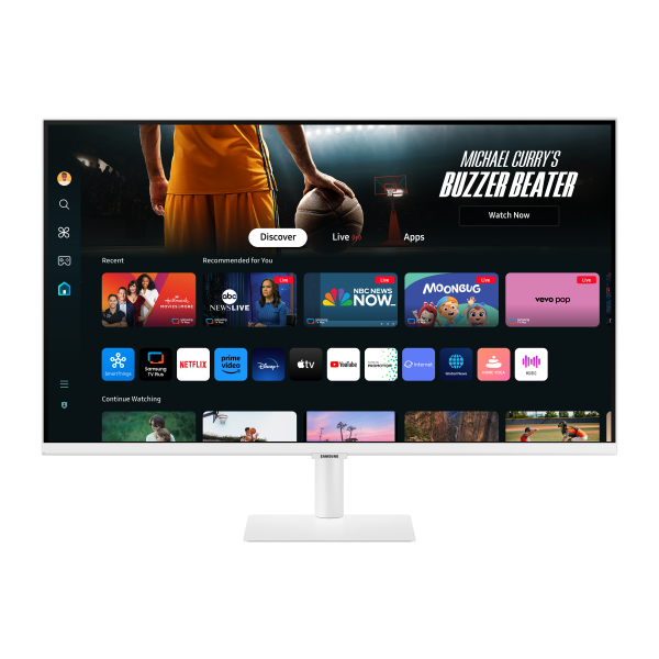 Samsung M70D Monitor PC 81,3 cm [32] 3840 x 2160 Pixel 4K Ultra HD LED Bianco (Samsung Smart Monitor M7 M70D, 81,3 cm)Samsung8806095534534LS32DM703UUXEN