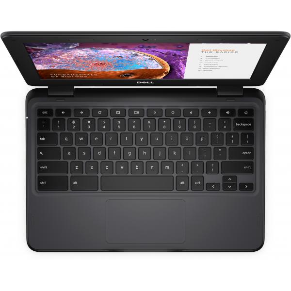 DELL Chromebook 3110 Intel Celeron N N4500 29,5 cm [11.6] Touch screen HD 4 GB LPDDR4x-SDRAM 64 GB eMMC Wi-Fi 6 [802.11ax] ChromeOS Nordic Nero (Dell Chromebook 3110 B?rbar PC - Intel)Dell5397184850930GTKRN