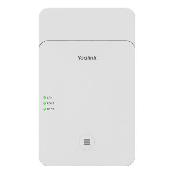 Yealink W75 Mini MC stazione base DECT Bianco (W75 Mini MC - Cordless phone - base station / VoIP phone - base station with caller ID/call waiting - Warranty: 12M)Yealink1302032