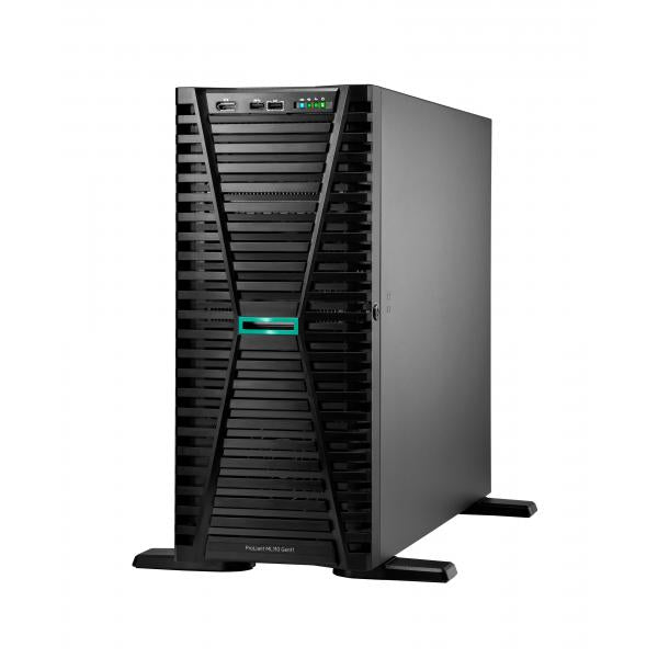 HPE ProLiant ML110 Gen11 3508U 2.1GHz 8-core 1P 32GB-R VROC 4LFF 2x2TB HDD 2x1000W RPS UK/IE Server (PROLIANT ML110 G11 X-3508U - 2.1GHZ 8-CORE 1P 32GB-R VROC 4LF)Hpe0190017721972P71648-035