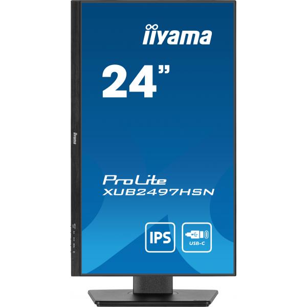 Iiyama ProLite XUB2497HSN-B1 LED display 61 cm [24] 1920 x 1080 Pixel Full HD Nero (iiyama XUB2497HSN-B1 24 IPS LCD)Iiyama4948570123209XUB2497HSN-B1