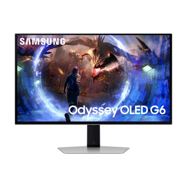 Samsung G60SD Monitor PC 68,6 cm [27] 2560 x 1440 Pixel Quad HD OLED Argento (Samsung Odyssey OLED G6 sk?rm AMD Free)Samsung8806095503165LS27DG602SUXEN