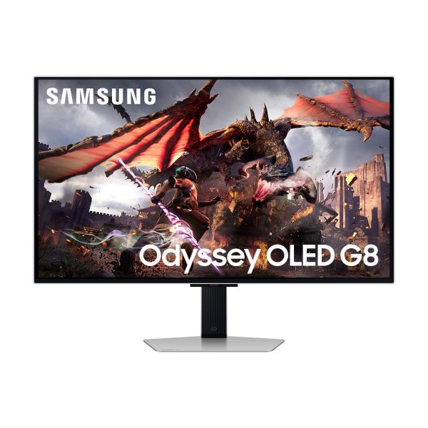 Samsung G80SD Monitor PC 81,3 cm [32] 3840 x 2160 Pixel 4K Ultra HD OLED Argento (Samsung Odyssey OLED G6 32 monitor AM)Samsung8806095494159LS32DG802SUXEN