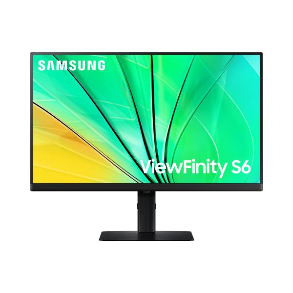 Samsung S60D Monitor PC 61 cm [24] 2560 x 1440 Pixel Quad HD LCD Nero (Samsung ViewFinity S6 S24D600EAU sk?rm)Samsung8806095524610LS24D600EAUXEN