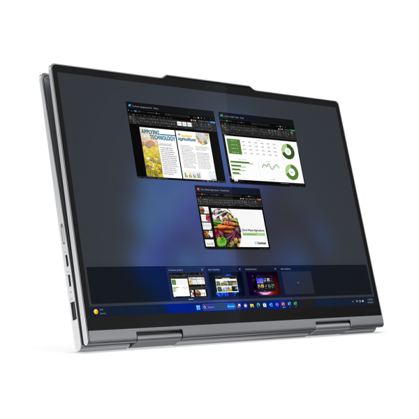 Lenovo ThinkPad X1 2-in-1 Gen 9 Intel Core Ultra 7 155U Ibrido [2 in 1] 35,6 cm [14] Touch screen WUXGA 16 GB LPDDR5x-SDRAM 512 GB SSD Wi-Fi 6E [802.11ax] Windows 11 Pro Italiano Grigio (Lenovo ThinkPad X1 2-in-1 Gen 9 21KE - Design ruotabile - Intel...