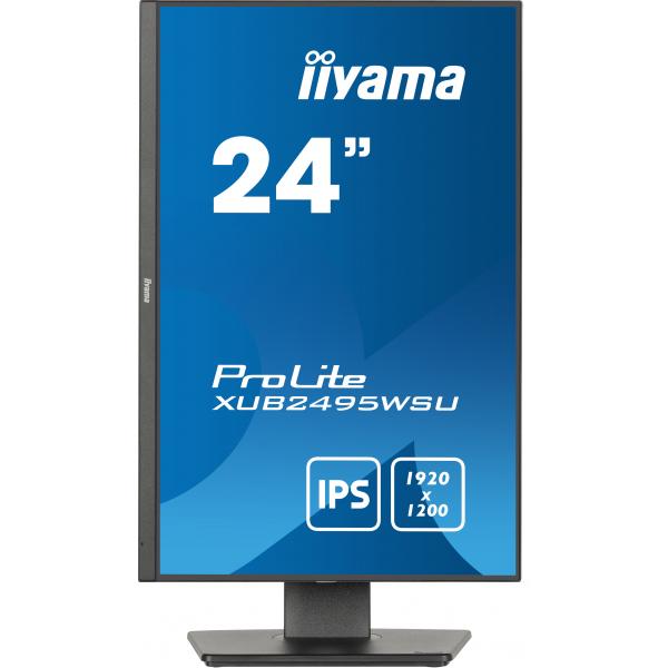 Iiyama ProLite XUB2495WSU-B7 Monitor PC 61 cm [24] 1920 x 1200 Pixel 4K Ultra HD LED Nero (iiyama ProLite XUB2495WSU-B7 computer monitor 61 cm [24'] 1920 x 1200 pixels 4K Ultra HD LED Black)Iiyama4948570123827XUB2495WSU-B7