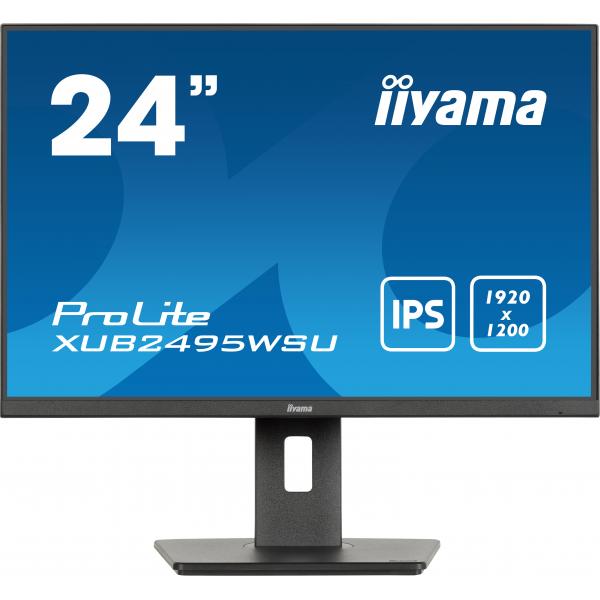 Iiyama ProLite XUB2495WSU-B7 Monitor PC 61 cm [24] 1920 x 1200 Pixel 4K Ultra HD LED Nero (iiyama ProLite XUB2495WSU-B7 computer monitor 61 cm [24'] 1920 x 1200 pixels 4K Ultra HD LED Black)Iiyama4948570123827XUB2495WSU-B7