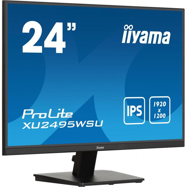 Iiyama ProLite XU2495WSU-B7 Monitor PC 61 cm [24] 1920 x 1200 Pixel Full HD LED Nero (iiyama ProLite XU2495WSU-B7 computer monitor 61 cm [24'] 1920 x 1200 pixels 4K Ultra HD LED Black)Iiyama4948570124268XU2495WSU-B7