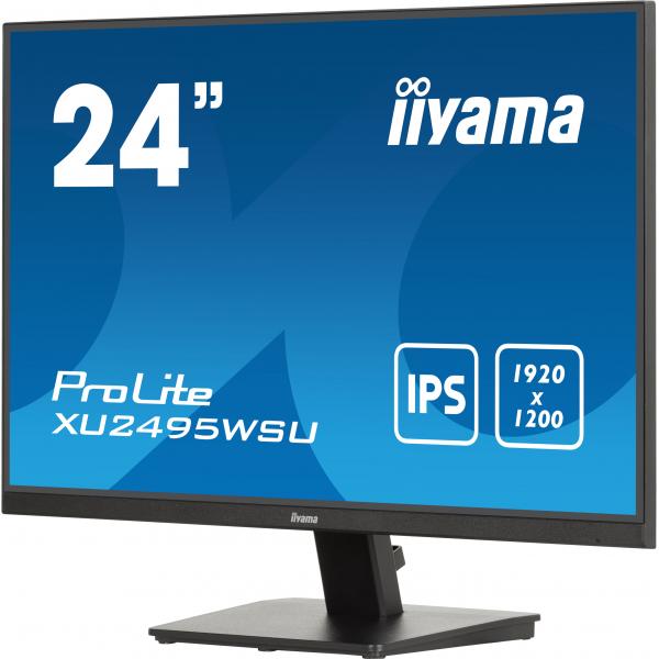 Iiyama ProLite XU2495WSU-B7 Monitor PC 61 cm [24] 1920 x 1200 Pixel Full HD LED Nero (iiyama ProLite XU2495WSU-B7 computer monitor 61 cm [24'] 1920 x 1200 pixels 4K Ultra HD LED Black)Iiyama4948570124268XU2495WSU-B7