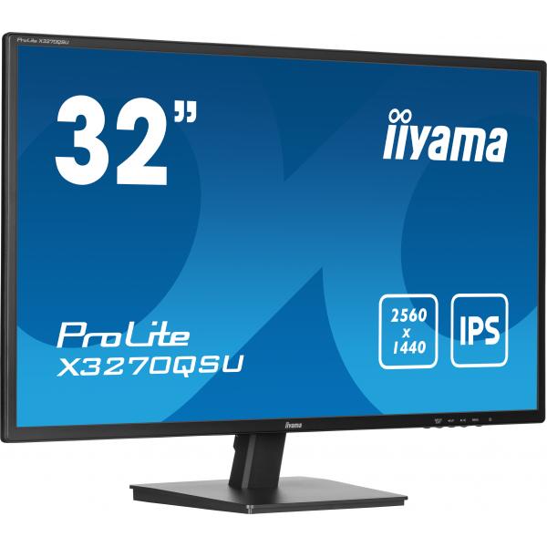 Iiyama ProLite X3270QSU-B1 Monitor PC 81,3 cm [32] 2560 x 1440 Pixel Wide Quad HD LED Nero (iiyama X3270QSU-B1 32 IPS LCD)Iiyama4948570123643X3270QSU-B1