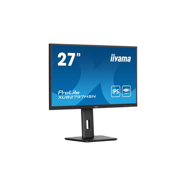 Iiyama ProLite XUB2797QSU-B1 Monitor PC 68,6 cm [27] 2560 x 1440 Pixel Wide Quad HD LED Nero (IIYAMA 68.5cm [27] XUB2797QSU-B1 16)Iiyama4948570124183XUB2797QSU-B1