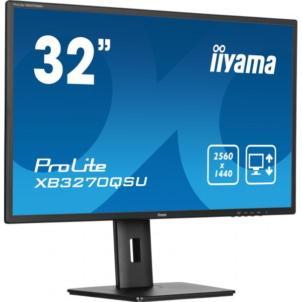 Iiyama ProLite XB3270QSU-B1 Monitor PC 81,3 cm [32] 2560 x 1440 Pixel Wide Quad HD LED Nero (iiyama XB3270QSU-B1 32 IPS LCD)Iiyama4948570123636XB3270QSU-B1