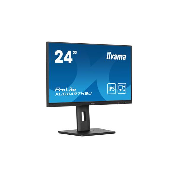 Iiyama ProLite XUB2497HSU-B1 Monitor PC 61 cm [24] 1920 x 1080 Pixel Full HD LED Nero (iiyama ProLite XUB2497HSU-B1 computer monitor 61 cm [24'] 1920 x 1080 pixels Full HD LED Black)Iiyama4948570124145XUB2497HSU-B1