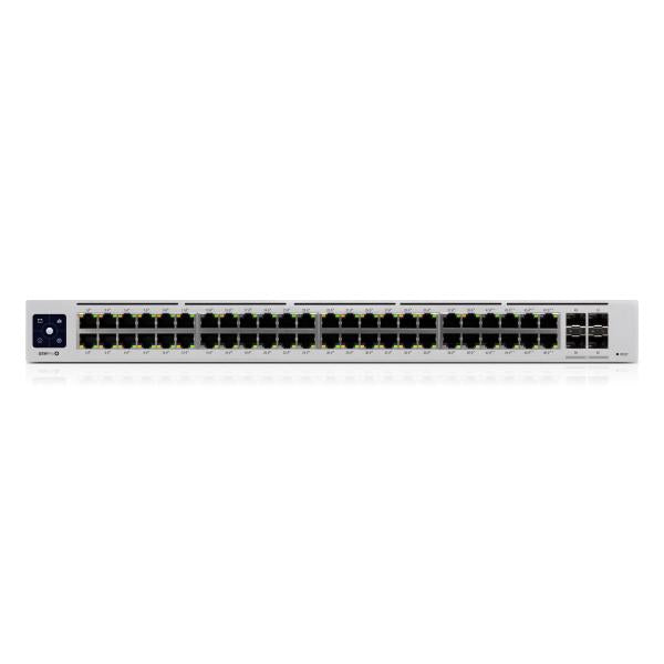 Ubiquiti UniFi Pro 48 PoE Gestito L2/L3 Gigabit Ethernet [10/100/1000] Supporto Power over Ethernet [PoE] 1U Argento (A 48-port, Layer 3 switch - capable of high-power PoE++ - output. UK Version - Warranty: 24M)Ubiquiti0810084692509USW-PRO-48-POE-UK