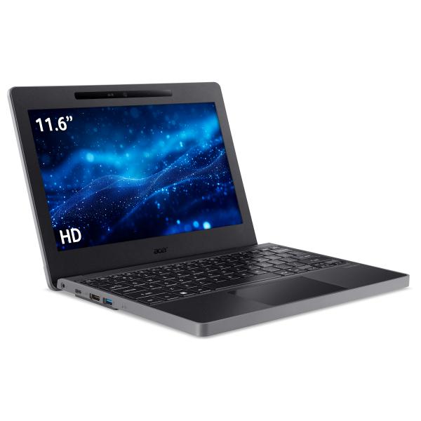 Acer TravelMate TMB311-33 Intel N N200 Computer portatile 29,5 cm [11.6] HD 8 GB LPDDR5-SDRAM 128 GB SSD Wi-Fi 6E [802.11ax] Windows 11 Pro Education Nero (^TMB311-33 N200 8GB/128GB W11P EDU) - Versione UKAcer4711121763830NX.VZLEK.00A