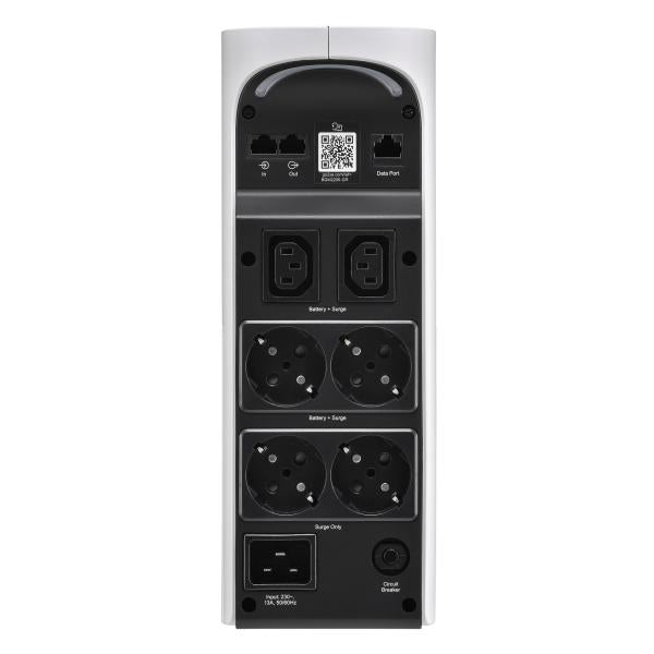 APC BGM2200-GR gruppo di continuità [UPS] A linea interattiva 2,2 kVA 1320 W 6 presa[e] AC (BACK-UPS PRO 2200VA FOR GAMING - 230V PURE SINEWAVE LCD WHITE SCH)Apc0731304634775BGM2200-GR