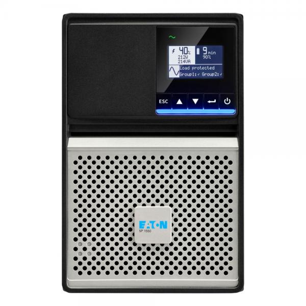 Eaton 5P Gen2 gruppo di continuità [UPS] A linea interattiva 1350 W 8 presa[e] AC (Eaton 5P 1550i - Gen 2 - UPS - tower - 200/208/220/230/240 V c.a. V - 1350 Watt - 1550 VA - 1 fase - 9 Ah - RS-232, USB - connettori di uscita 8 - nero/argento)Eaton35...