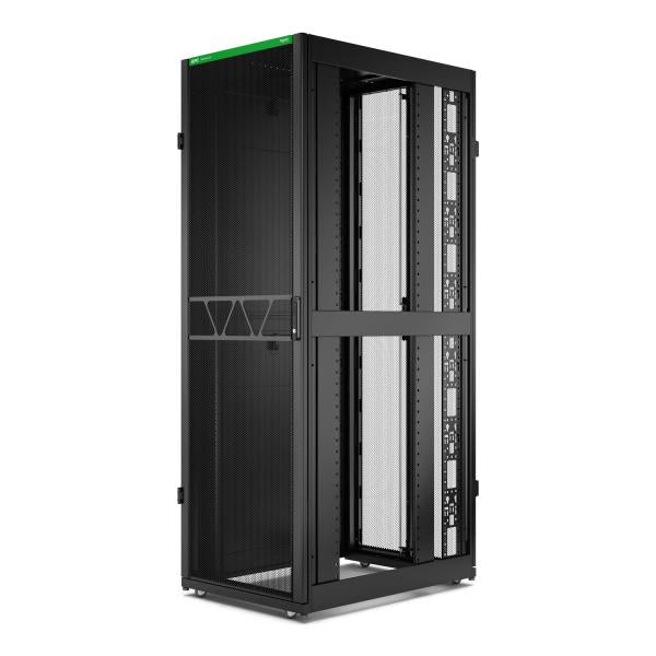 APC AR3157B2 rack 48U Rack indipendenti Nero (APC NetShelter SX Gen 2 - Rack cabinet - 2258H x 750W x 1070D mm, with Sides - floor-standing - black - 48U - 19 - TAA Compliant - for P/N: SC500RM1U, SMT1000RM1U, SMT750RM1U, SMT750RM2UCNC, SRTL2K2RM1UWC...