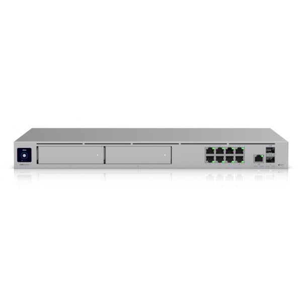 Ubiquiti Dream Machine Pro Max gateway/controller 10, 100, 1000, 2500 Mbit/s (Ubiquiti Dream Machine Pro Max Professional-grade rack-mount Cloud Gateway with 10 Gbps performance multi-WAN load balancing and two NVR drive bays designed for large-scale...