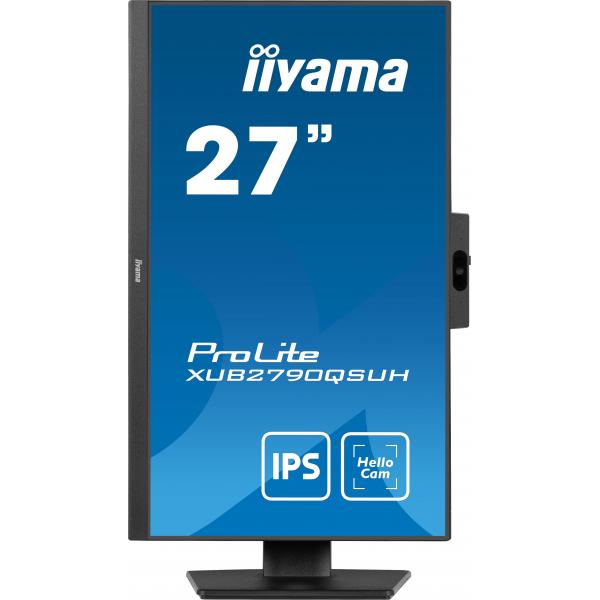Iiyama ProLite XUB2790QSUH-B1 Monitor PC 68,6 cm [27] 2560 x 1440 Pixel 4K Ultra HD LED Nero (iiyama ProLite XUB2790QSUH-B1 - Monitor a LED - 27 - 2560 x 1440 QHD @ 100 Hz - IPS - 250 cd/m? - 1300:1 - 0.4 ms - HDMI, DisplayPort, USB-C - altoparlanti ...
