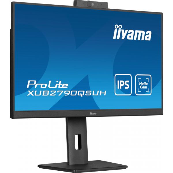 Iiyama ProLite XUB2790QSUH-B1 Monitor PC 68,6 cm [27] 2560 x 1440 Pixel 4K Ultra HD LED Nero (iiyama ProLite XUB2790QSUH-B1 - Monitor a LED - 27 - 2560 x 1440 QHD @ 100 Hz - IPS - 250 cd/m? - 1300:1 - 0.4 ms - HDMI, DisplayPort, USB-C - altoparlanti ...