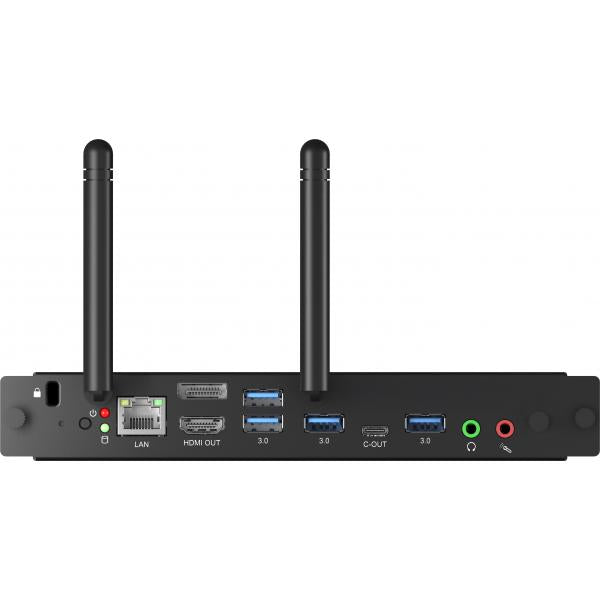 Iiyama OPC51204BC-1 PC/stazione di lavoro Intel Core i5 i5-12450H 8 GB DDR4-SDRAM 256 GB SSD Windows 11 IoT Enterprise Mini PC Nero (OPC51204BC-1 - Intel i5 OPS slot PC with Windows 11 which supports 5K [5120x2160]) - Versione UKIiyamaOPC51204BC-1