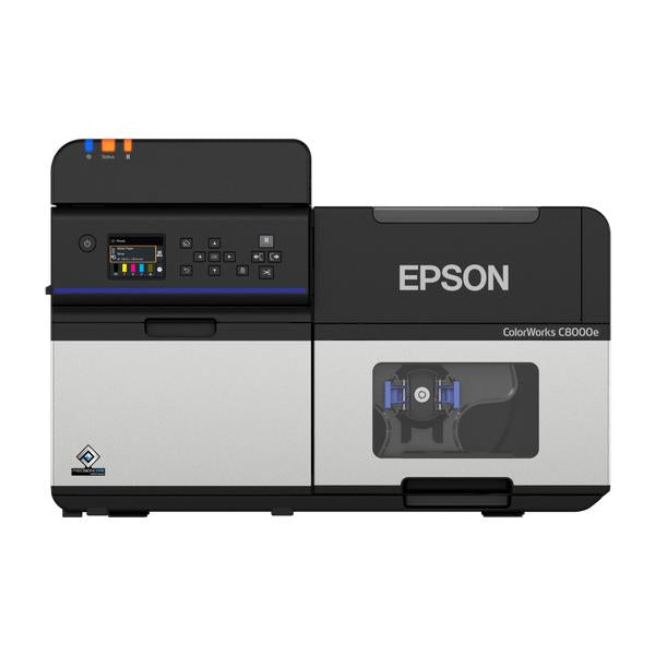 Epson ColorWorks C8000e [MK] stampante per etichette [CD] Ad inchiostro A colori 600 x 1200 DPI 300 mm/s Con cavo e senza cavo Collegamento ethernet LAN (COLORWORKS C8000E MK - )Epson8715946736273C31CL02102MK