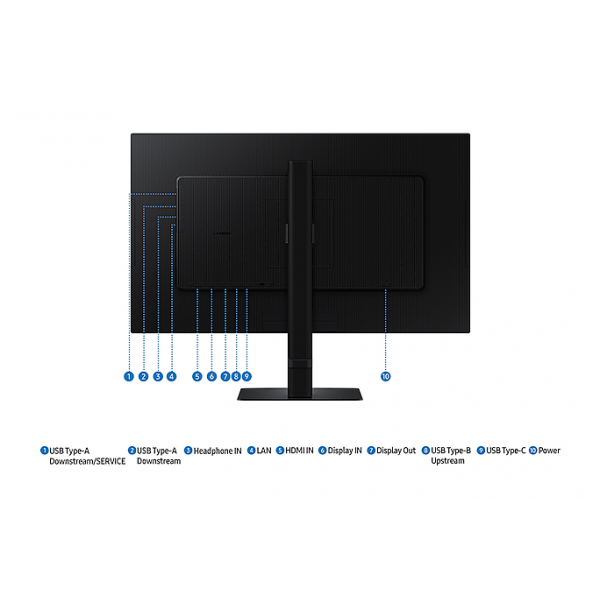 Samsung LS27D600UAU Monitor PC 68,6 cm [27] 2560 x 1440 Pixel Quad HD Nero (27IN S60UD QHD USB-C VIEWFINITY)Samsung8806095524665LS27D600UAUXXU