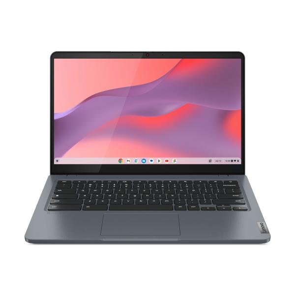 Lenovo IdeaPad IP Slim 3 Chrome 14IAN8 Intel Core i3 N-series i3-N305 Chromebook 35,6 cm [14] Full HD 8 GB LPDDR5-SDRAM 256 GB eMMC Wi-Fi 6E [802.11ax] ChromeOS Grigio Inglese UK (Lenovo) - Versione UKLenovo019815415964183BN0030UK