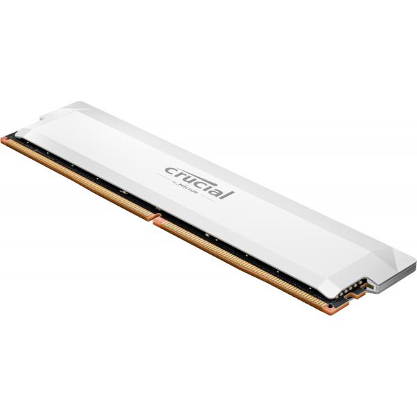 Crucial Pro CP16G60C36U5W memoria 16 GB 1 x 16 GB DDR5 288-pin DIMM (16GB Crucial Pro Overclocking DDR5-6000 UDIMM CL36 White)Crucial0649528942937CP16G60C36U5W